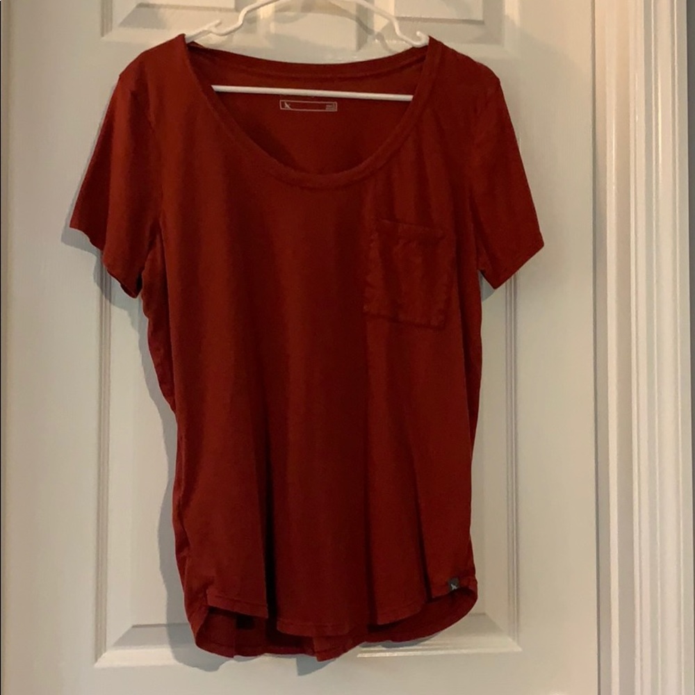Eddie Bauer Tee Burgundy 5/25